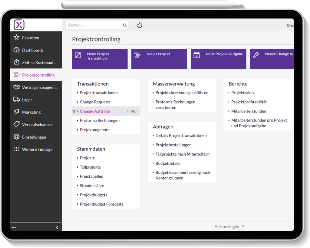 Projektcontrolling Haufe X360