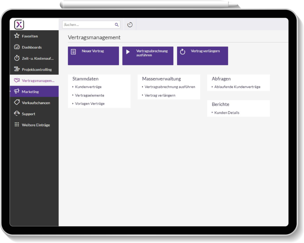 Vertragsmanagement Haufe X360